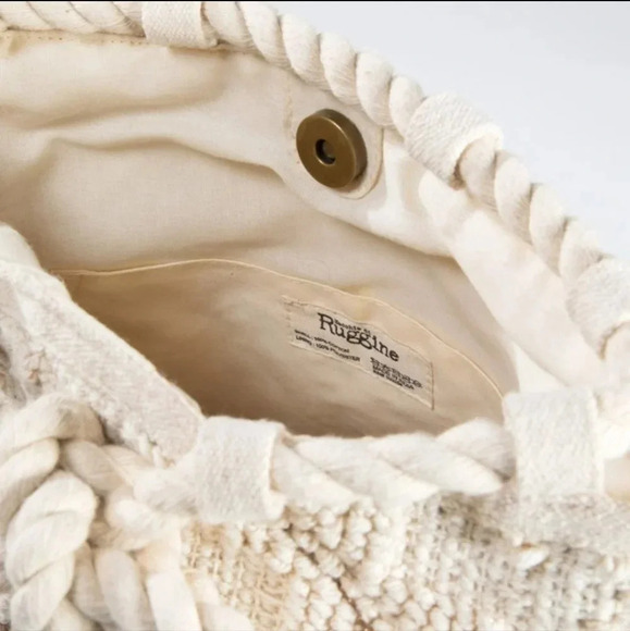 New! Boho Handwoven Bucket Shoulder Bag - Picture 7 of 11